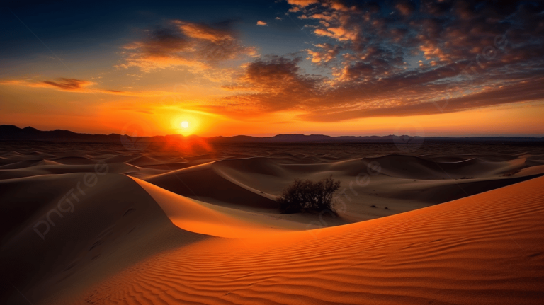 Panoramic view of golden sand dunes in the Sahara near Foum Zguid at sunset, showcasing the vast Moroccan desert landscape.