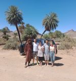 Hiking through the Jbel Bani mountains near Foum Zguid with a local guide